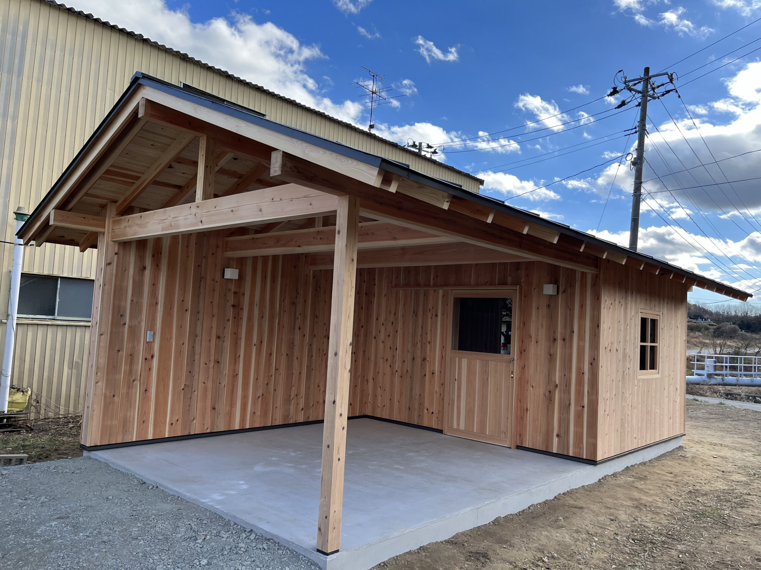 福島県相馬市 小屋　新築工事