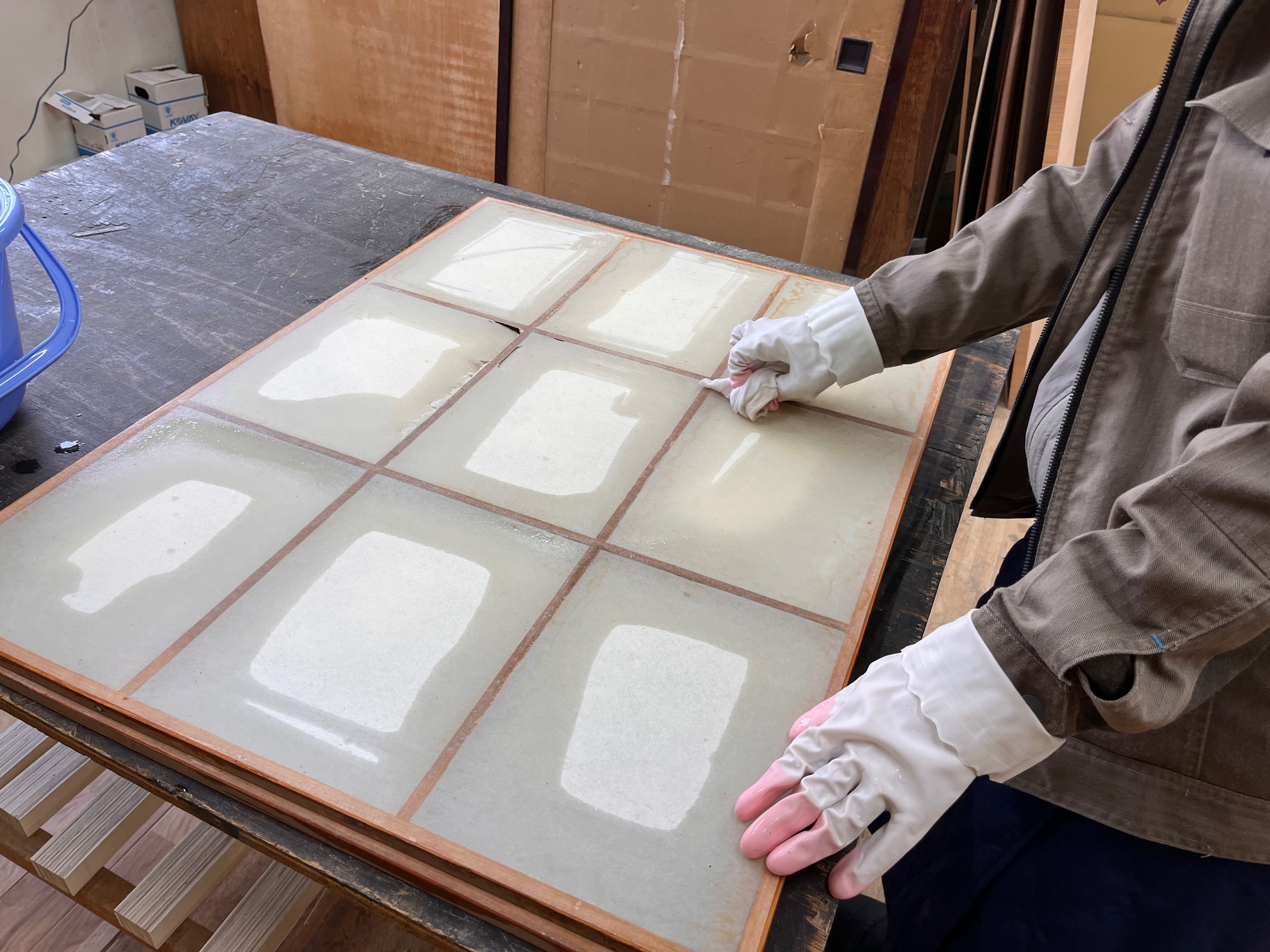 山形県寒河江市 O様邸　障子張り替え工事